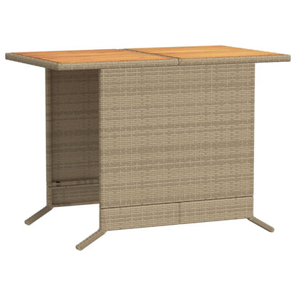 Bistrogrupp med dynor 3 delar beige konstrotting