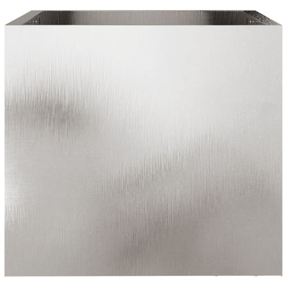 Odlingslåda silver 32x30x29 cm rostfritt stål