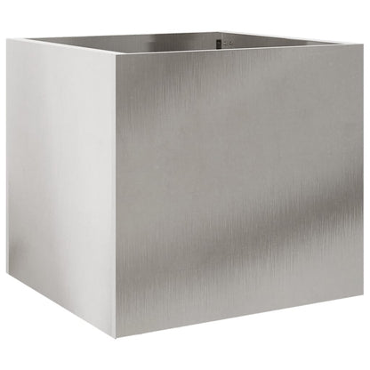 Odlingslåda silver 32x30x29 cm rostfritt stål