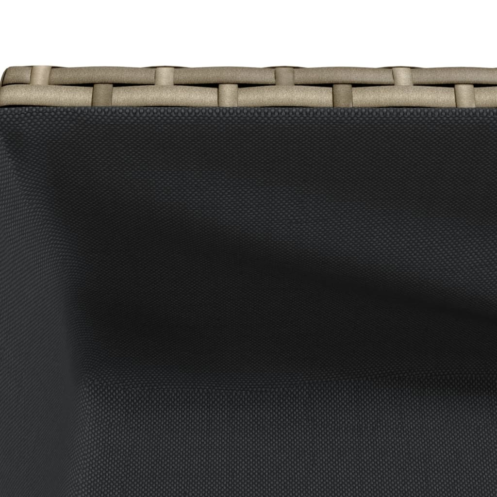 Odlingslådor med hylla 2 st grå 70x28x70 cm konstrotting