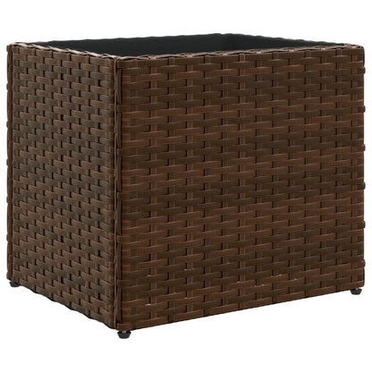 Odlingslådor 2 st brun 36x30x32 cm konstrotting