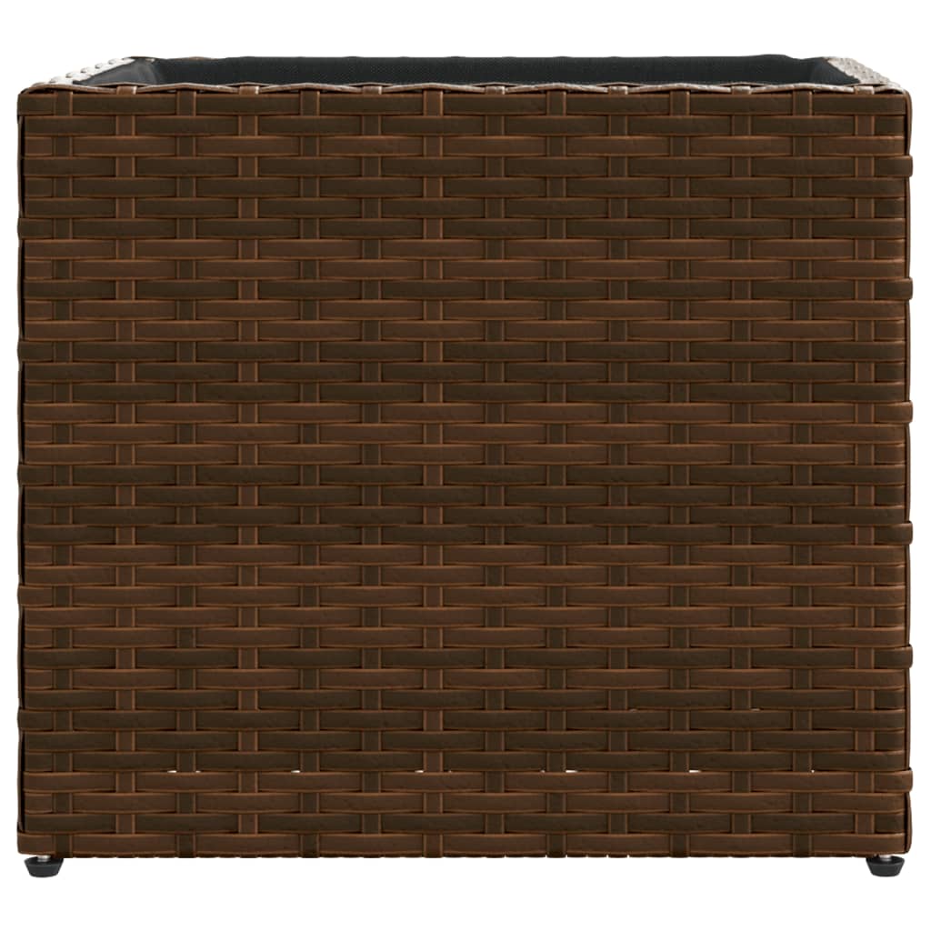 Odlingslådor 2 st brun 36x30x32 cm konstrotting