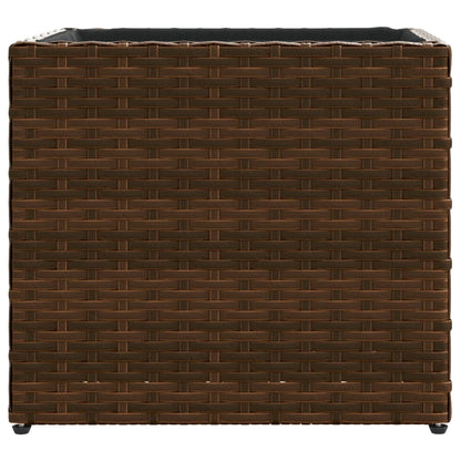 Odlingslådor 2 st brun 36x30x32 cm konstrotting