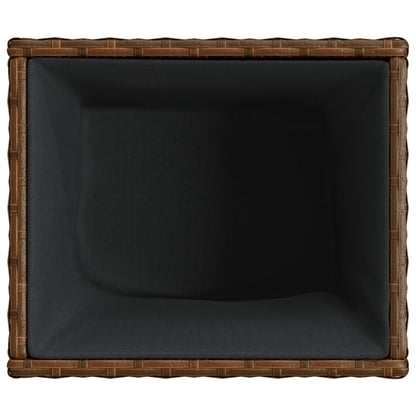 Odlingslådor 2 st brun 36x30x32 cm konstrotting