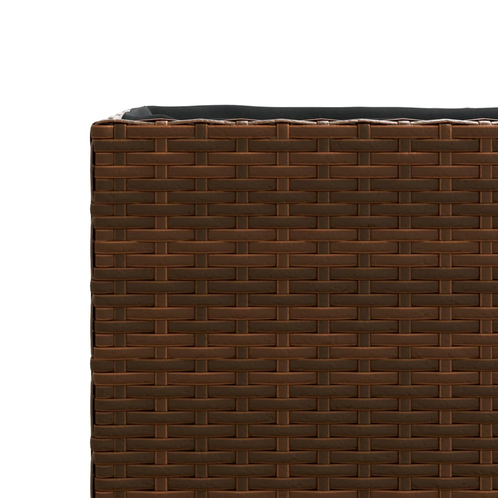 Odlingslådor 2 st brun 36x30x32 cm konstrotting