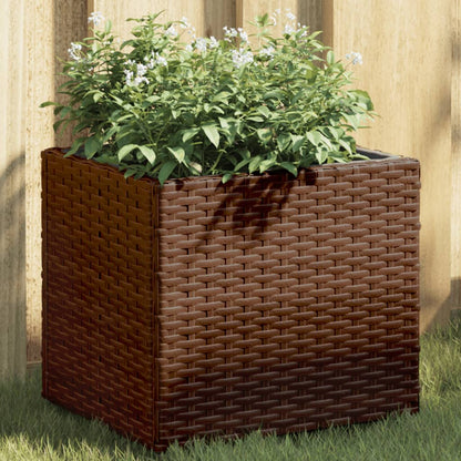 Odlingslådor 2 st brun 36x30x32 cm konstrotting