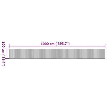 Matta rektangulär naturlig 100x1000 cm bambu