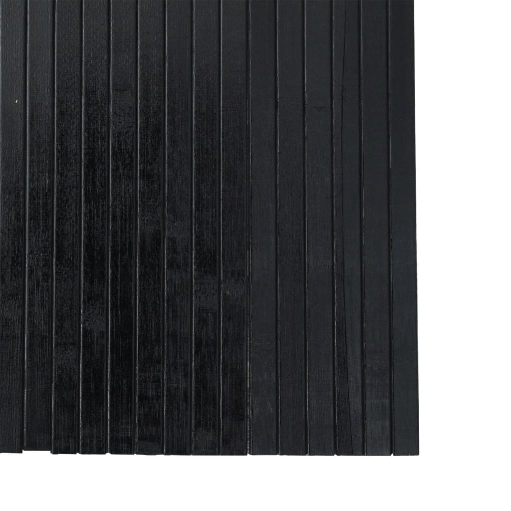 Rumsavdelare svart 165x400 cm bambu