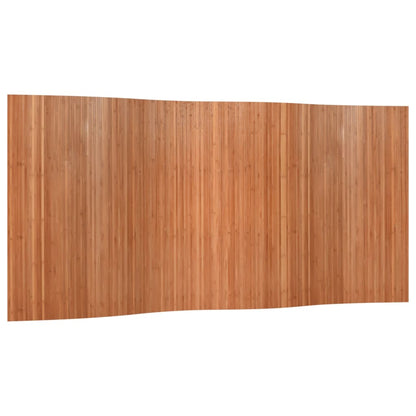 Rumsavdelare brun 165x400 cm bambu