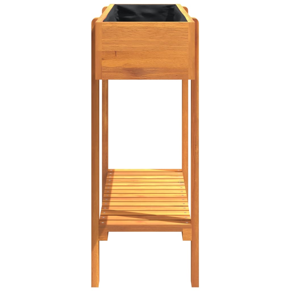 Odlingslåda upphöjd 90x30x75 cm massivt akaciaträ