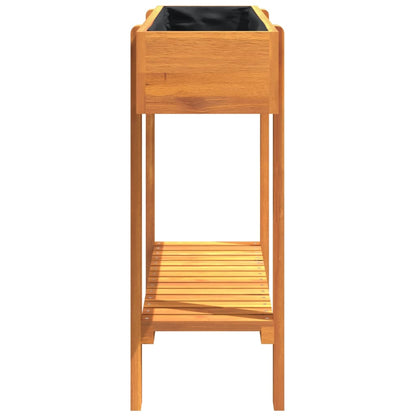 Odlingslåda upphöjd 90x30x75 cm massivt akaciaträ