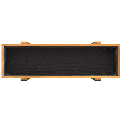 Odlingslåda upphöjd 90x30x75 cm massivt akaciaträ