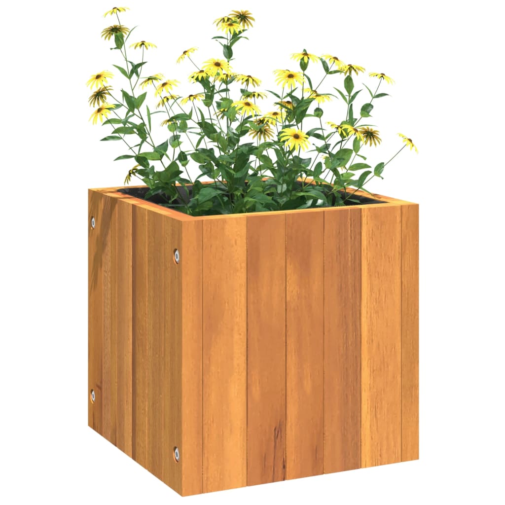 Odlingslåda 25x25x25 cm massivt akaciaträ