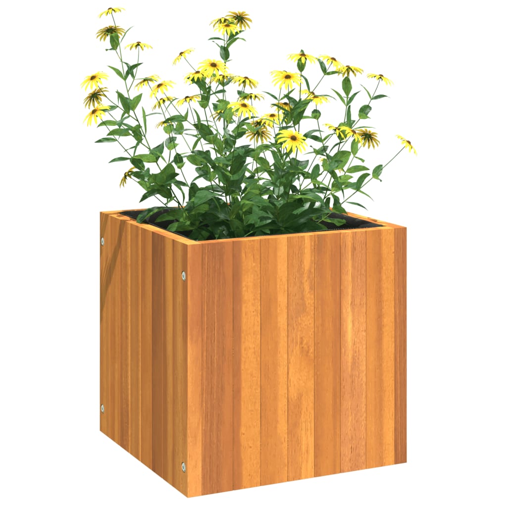 Odlingslåda 35x35x35 cm massivt akaciaträ