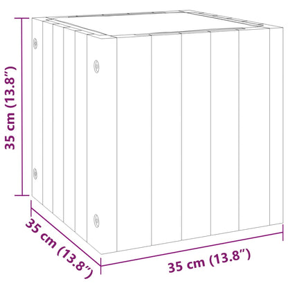 Odlingslåda 35x35x35 cm massivt akaciaträ