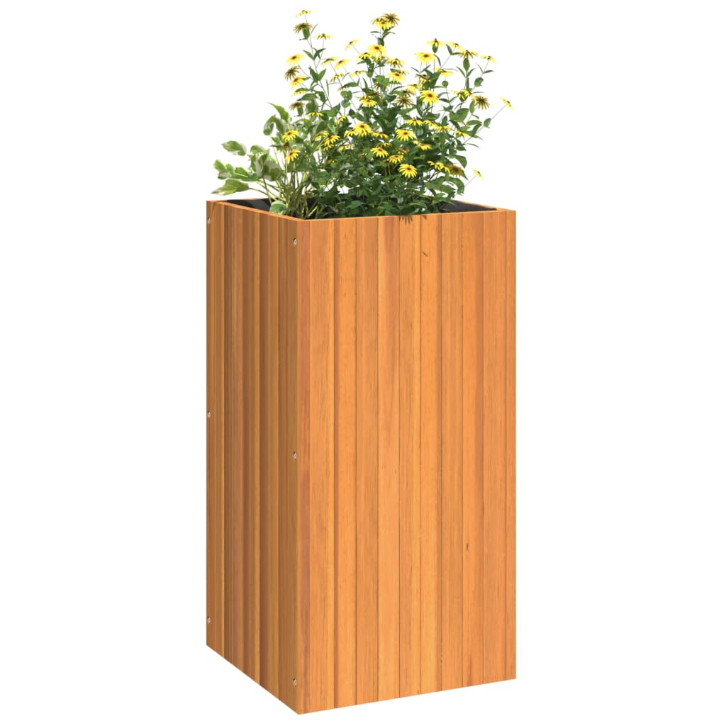 Odlingslåda 45x45x90 cm massivt akaciaträ