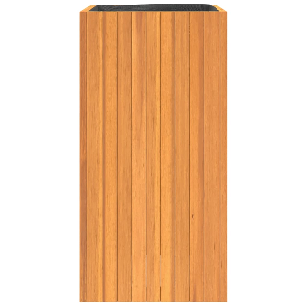 Odlingslåda 45x45x90 cm massivt akaciaträ