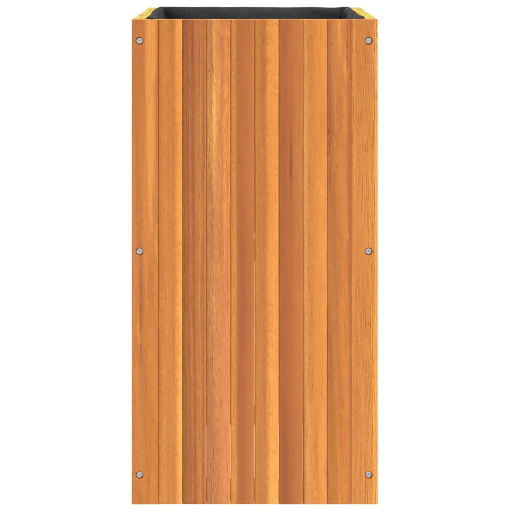Odlingslåda 45x45x90 cm massivt akaciaträ