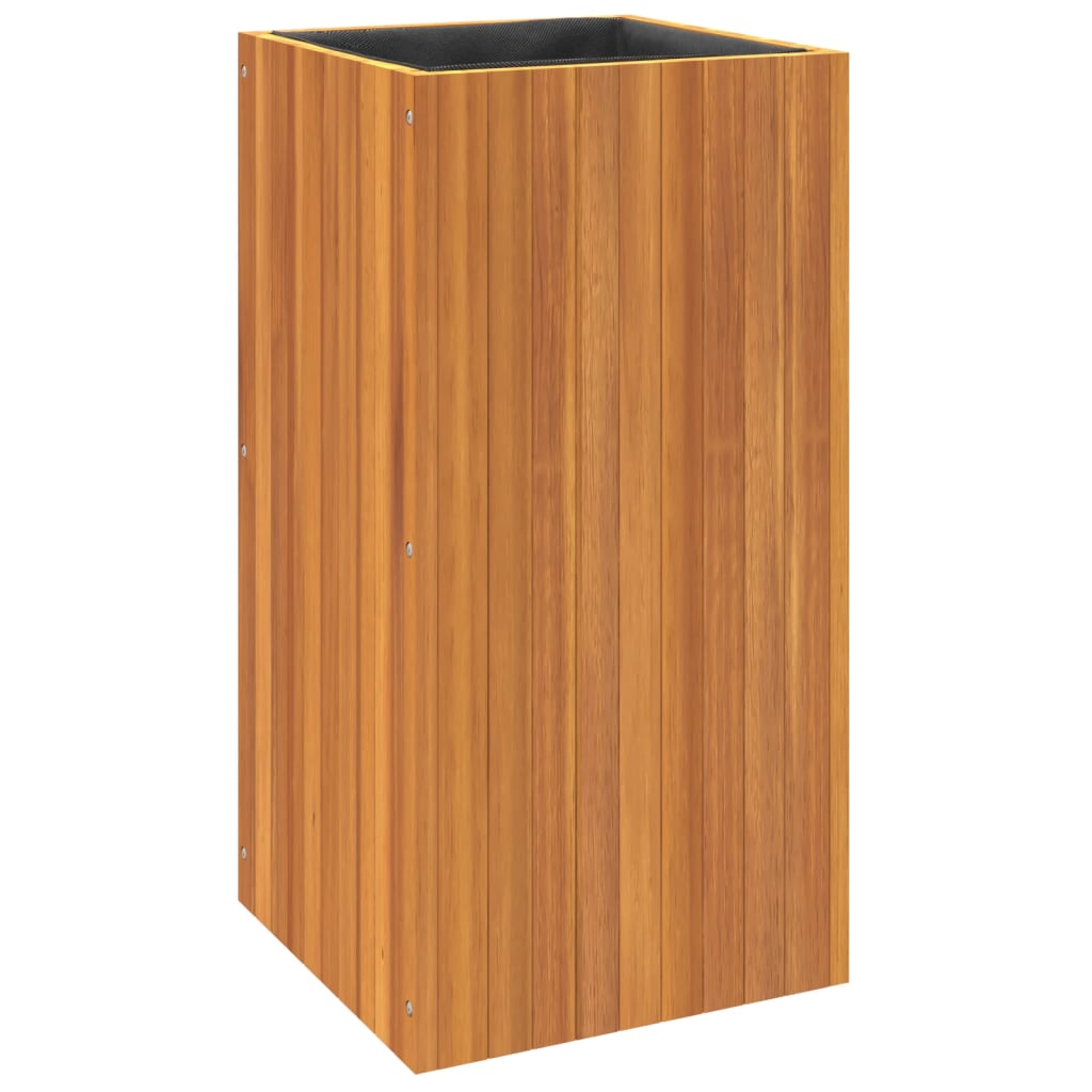 Odlingslåda 45x45x90 cm massivt akaciaträ
