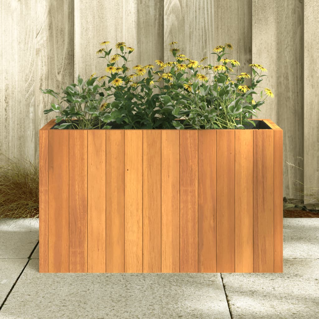 Odlingslåda 59x27,5x35 cm massivt akaciaträ