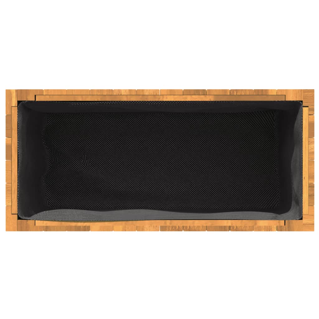 Odlingslåda 59x27,5x35 cm massivt akaciaträ