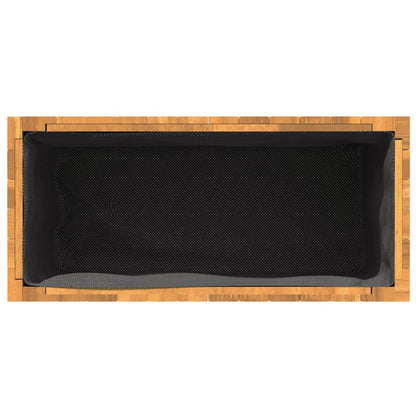 Odlingslåda 59x27,5x35 cm massivt akaciaträ