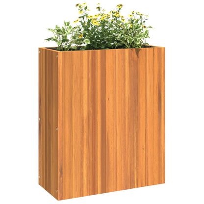 Odlingslåda 55 x 23,5 x 30,5 cm massivt akaciaträ