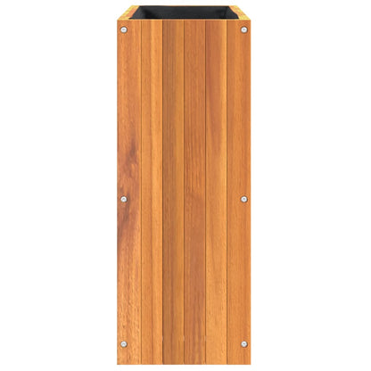 Odlingslåda 55 x 23,5 x 30,5 cm massivt akaciaträ
