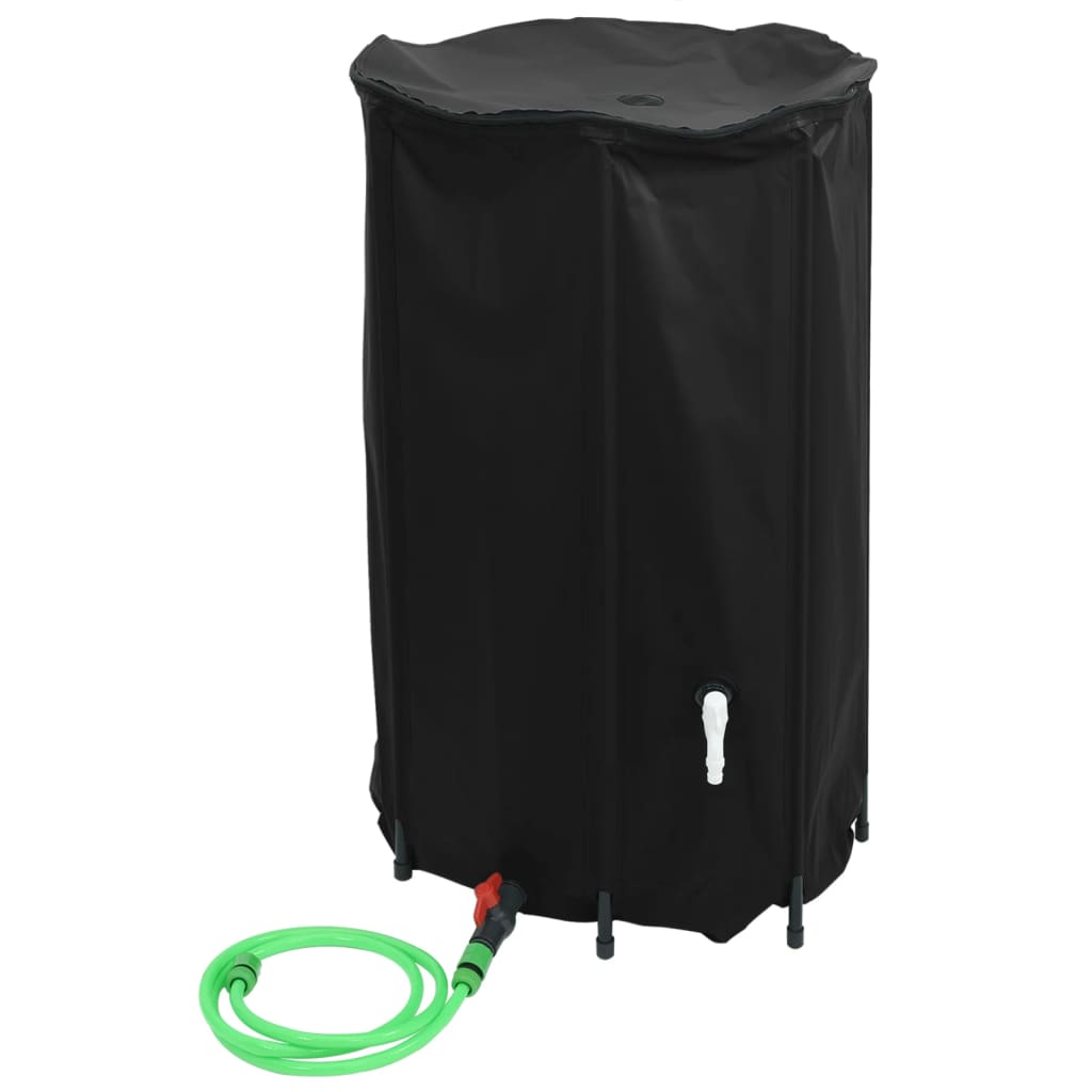 Vattentank med kran vikbar 500 L PVC