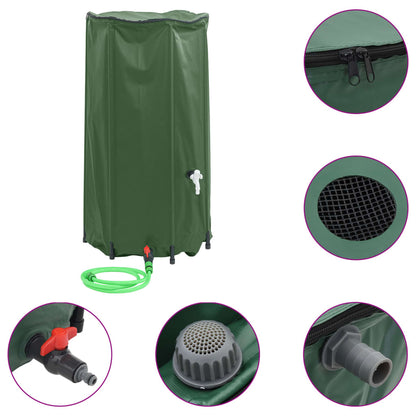 Vattentank med kran vikbar 100 L PVC