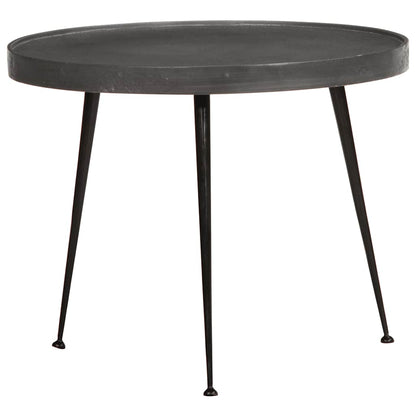 Soffbord 2 delar svart konstruerat trä