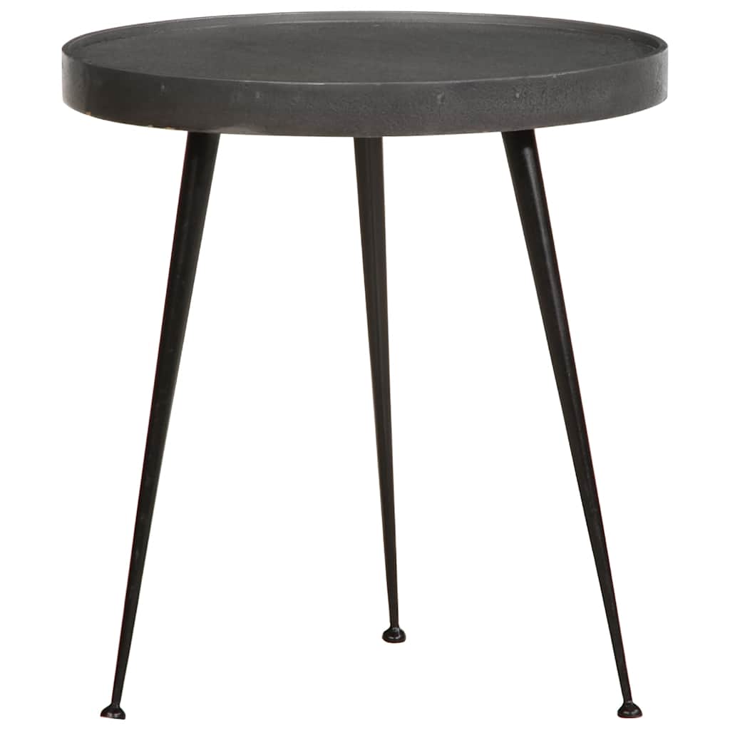 Soffbord 2 delar svart konstruerat trä