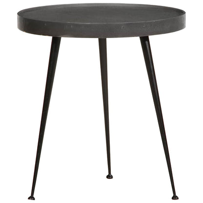 Soffbord 2 delar svart konstruerat trä