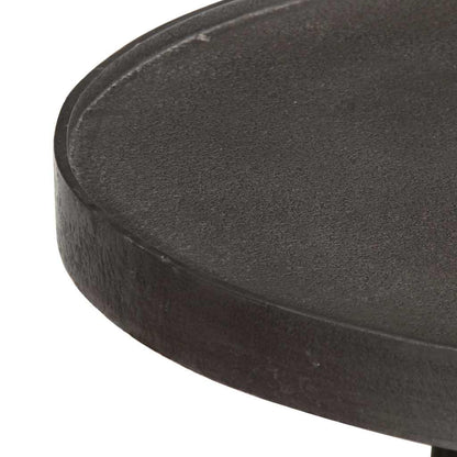 Soffbord 2 delar svart konstruerat trä