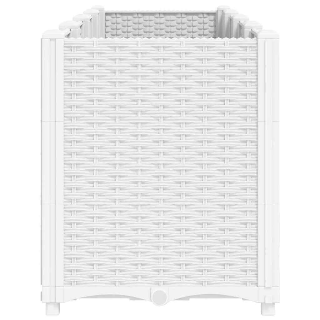 Odlingslåda vit 160x40x53 cm PP