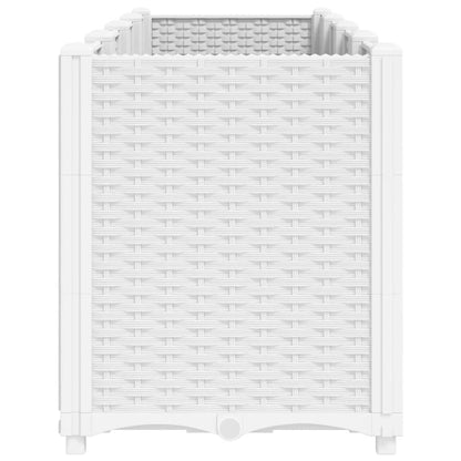 Odlingslåda vit 160x40x53 cm PP