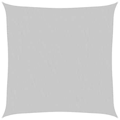 Solsegel ljusgrå 7x7 m 100% polyesteroxford