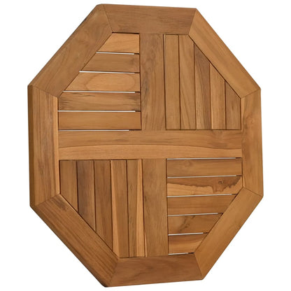 Bordsskiva 60x60x2,5 cm åttakantig massiv teak