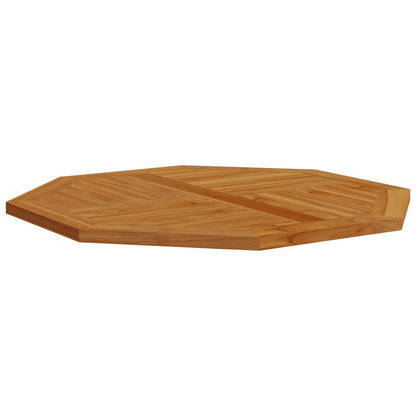 Bordsskiva 90x90x2,5 cm åttakantig massiv teak