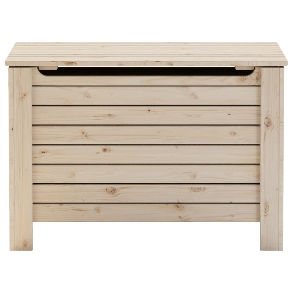 Förvaringslåda med lock RANA 80x49x54 cm massiv furu