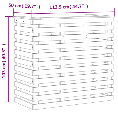 Barbord 113,5x50x103 cm massiv furu