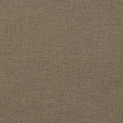 Stolsdynor högt ryggstöd 4 st melerad taupe 120x50x7 cm tyg