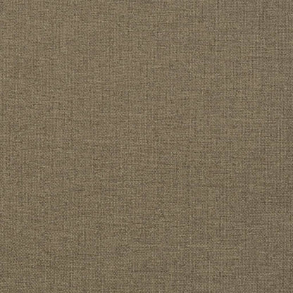 Stolsdynor högt ryggstöd 6 st melerad taupe 120x50x7 cm tyg