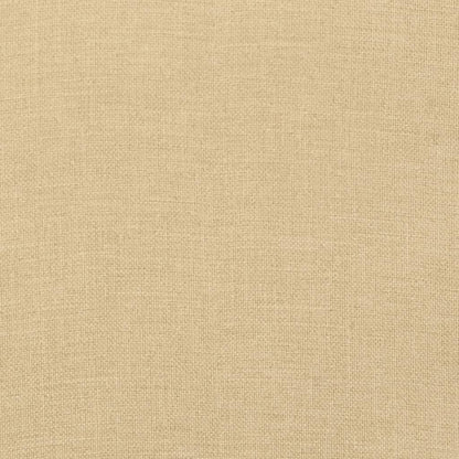 Stolsdynor lågt ryggstöd 6 st melerad beige 100x50x7 cm tyg