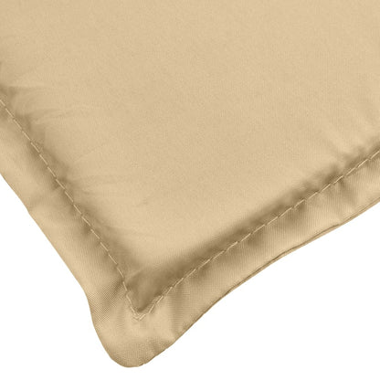 Stolsdynor högt ryggstöd 4 st melerad beige 120x50x4 cm tyg