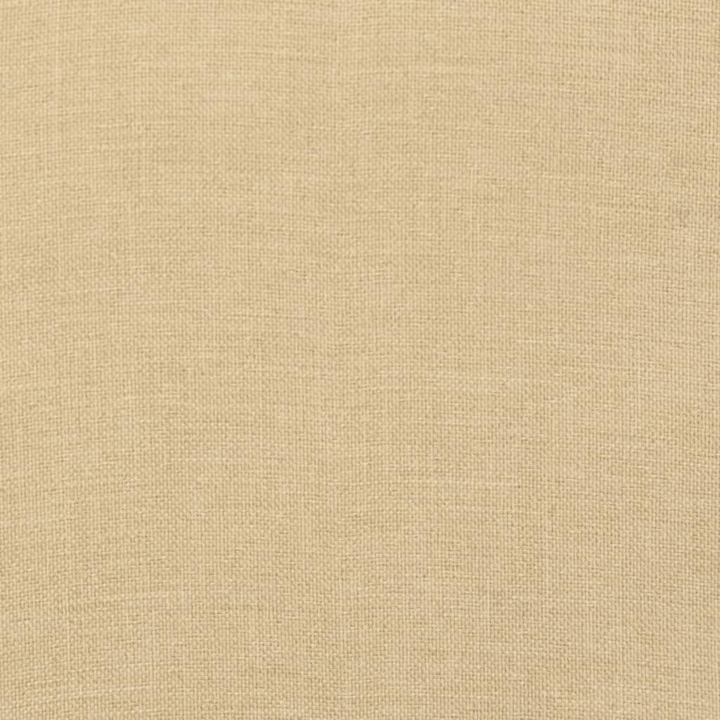 Stolsdynor högt ryggstöd 4 st melerad beige 120x50x4 cm tyg