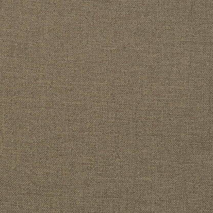 Stolsdynor högt ryggstöd 6 st melerad taupe 120x50x4 cm tyg