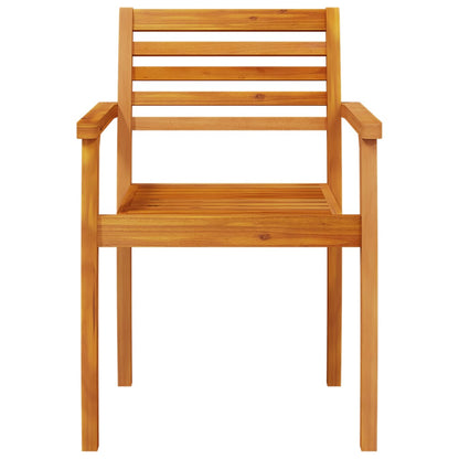 Trädgårdsstolar 2 st 59x55x85 cm massivt akaciaträ