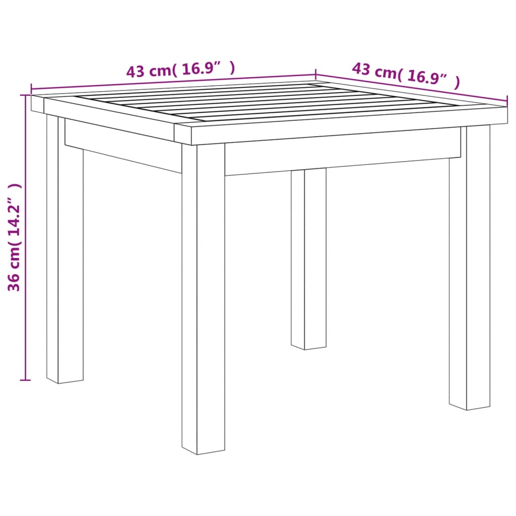 Caféset 3 delar beige konstrotting och akaciaträ