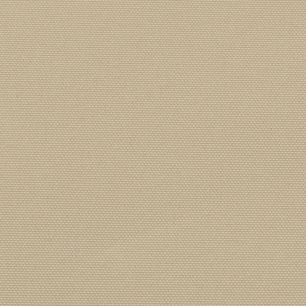 Infällbar sidomarkis beige 100x500 cm